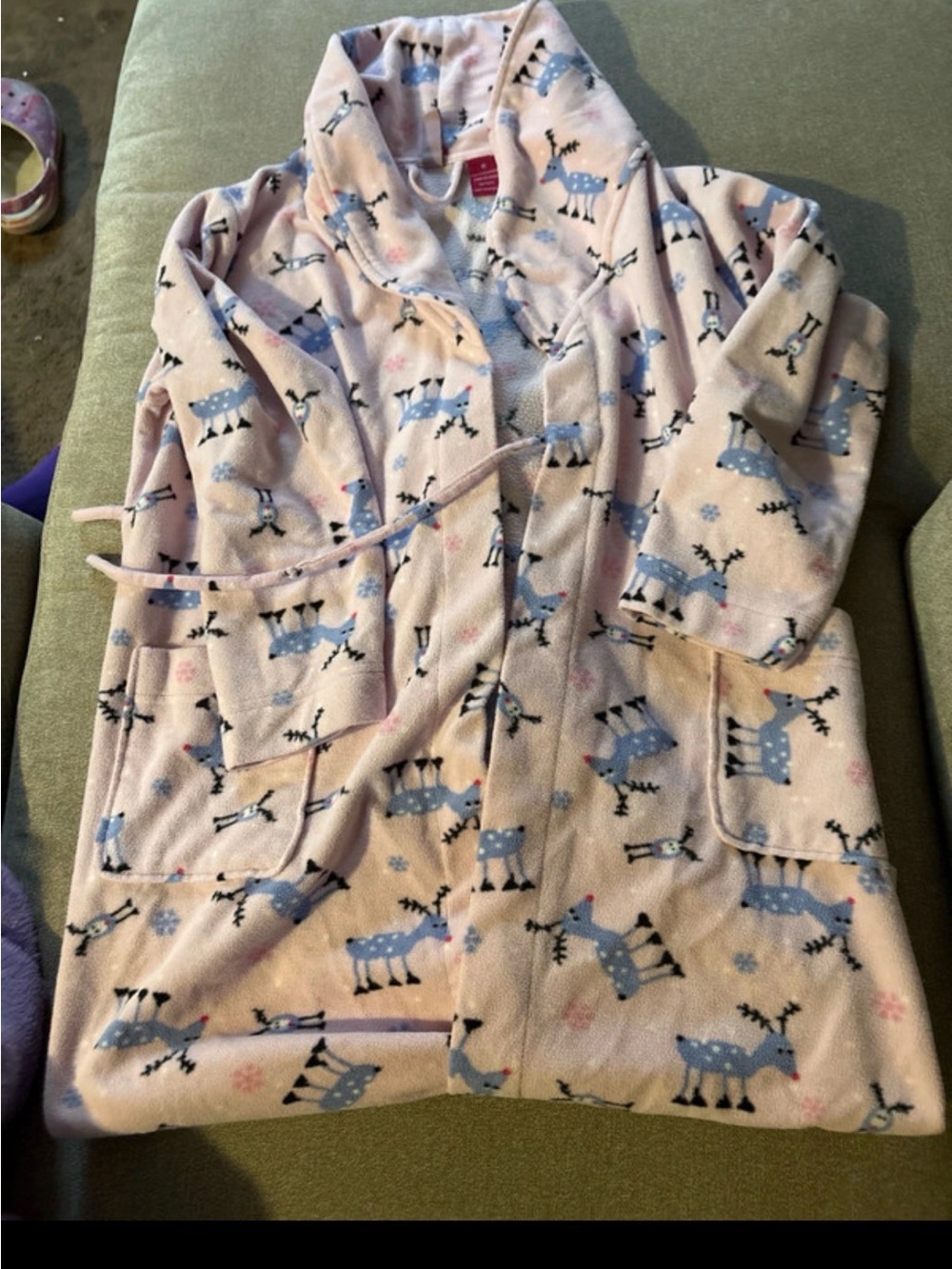 SO Pink Fleece Kids Robe